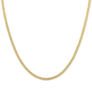 collier panter 5 mm 43 cm 14K geelgoud