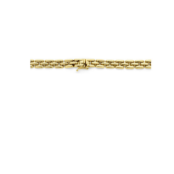 collier panter 6,5 mm 44 cm 14K geelgoud - Afbeelding 3