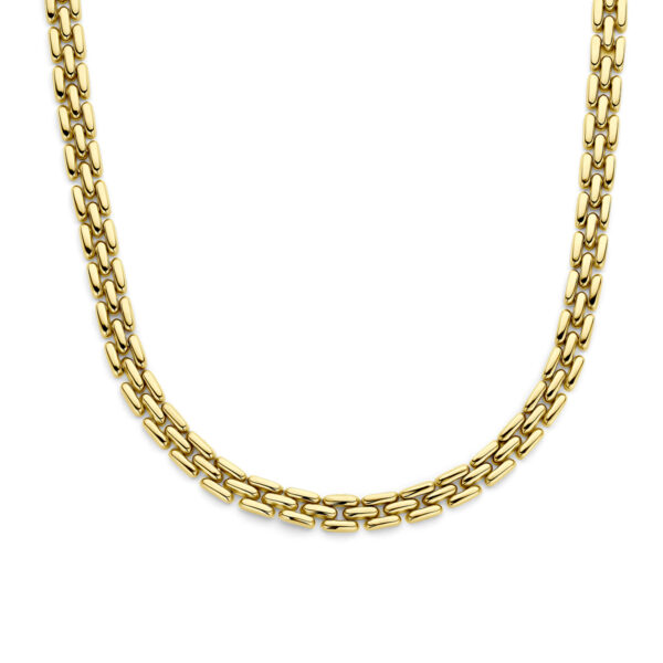 collier panter 6,5 mm 44 cm 14K geelgoud