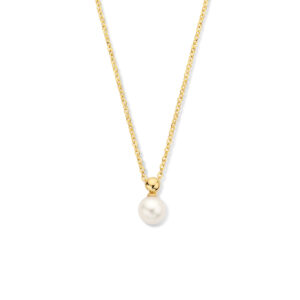 collier parel 1,1 mm 41 - 43 - 45 cm 14K geelgoud