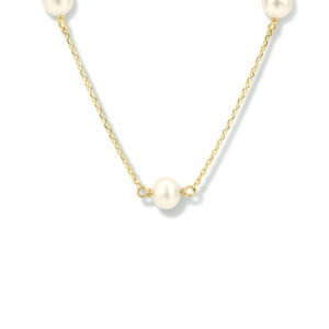 collier parel 40 - 42 - 44 cm 14K geelgoud