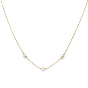 collier parel 40 – 42 – 44 cm 14K geelgoud