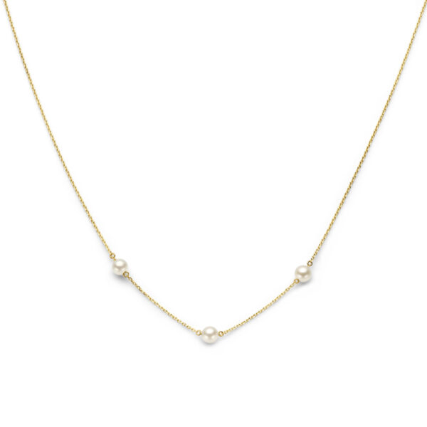 collier parel 40 – 42 – 44 cm 14K geelgoud