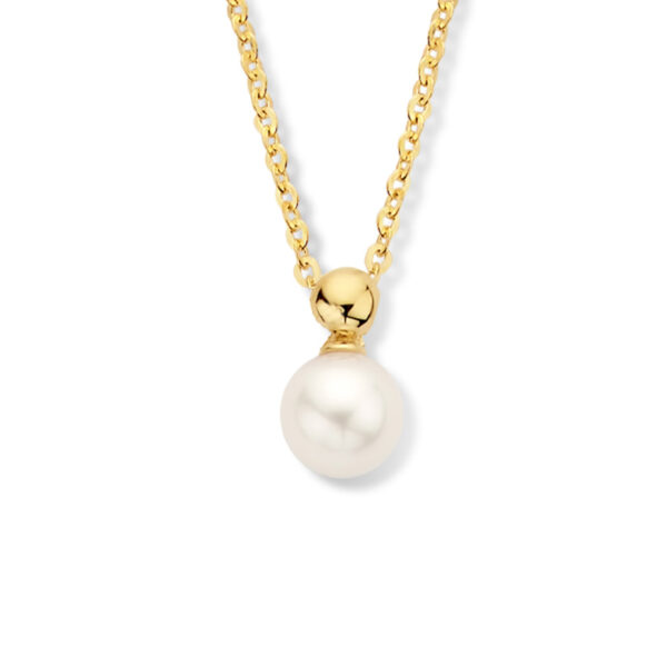 collier parel 41 - 43 - 45 cm 14K geelgoud
