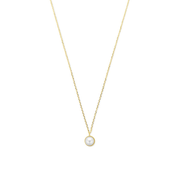 collier parel 41 - 45 cm 14K geelgoud