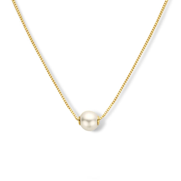 collier parel 42 - 45 cm 14K geelgoud