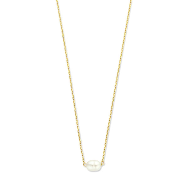 collier parel barok 40 - 42 - 44 cm 14K geelgoud