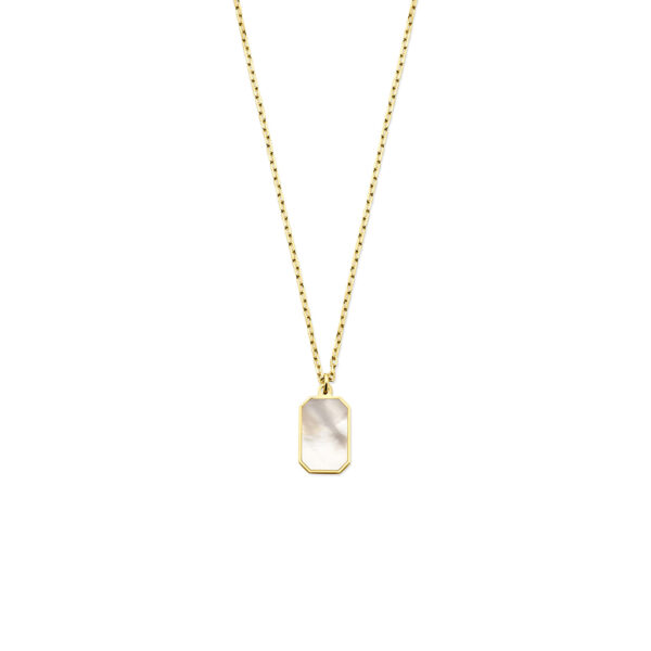 collier parelmoer 40 - 42 - 44 cm 14K geelgoud
