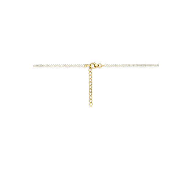 collier parels 41 - 45 cm 3 micron zilver verguld (geel) - Afbeelding 3