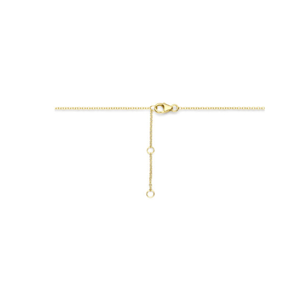 collier parels 41 - 45 cm 3 micron zilver verguld (geel) - Afbeelding 3