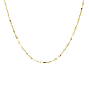 collier plaatjes 1,5 mm 41 - 43 - 45 cm 14K geelgoud
