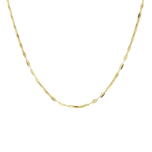 collier plaatjes 1,5 mm 41 - 43 - 45 cm 14K geelgoud