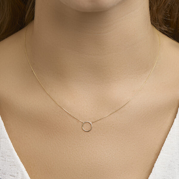 collier rondje 0,8 mm 40 - 44 cm 14K geelgoud - Afbeelding 2