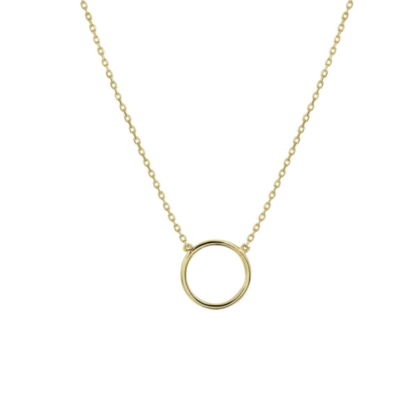 collier rondje 0,8 mm 40 - 44 cm 14K geelgoud