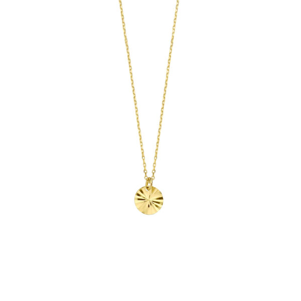 collier rondje 40 - 42 - 44 cm 14K geelgoud