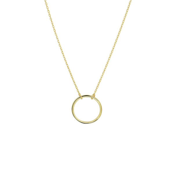 collier rondje 40 - 42 - 44 cm 14K geelgoud