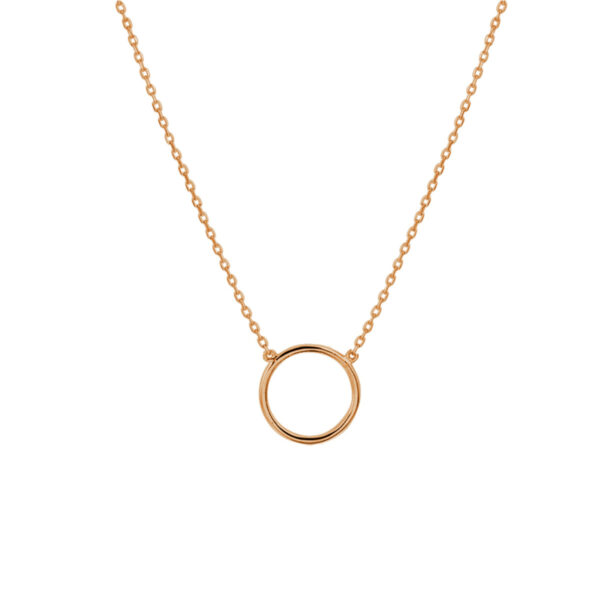 collier rondje 40 - 42 - 44 cm 14K roségoud