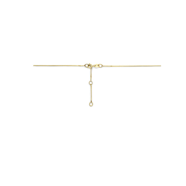 collier rozet zirkonia 40 - 42 - 44 cm 14K geelgoud - Afbeelding 3