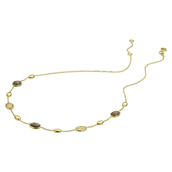 collier rutiel kwarts 42 - 45 cm 18K geelgoud - Afbeelding 4