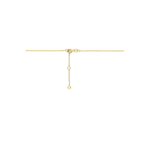 collier sky blue topaas 41 - 43 - 45 cm 14K geelgoud - Afbeelding 3
