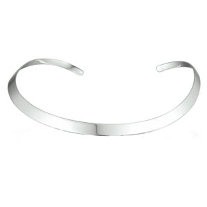 collier spang zilver wit