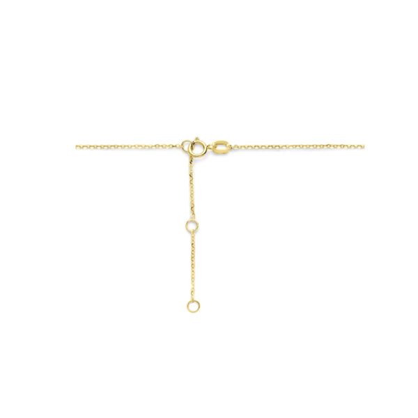 collier ster zirkonia 40 - 42 - 44 cm 14K geelgoud - Afbeelding 3