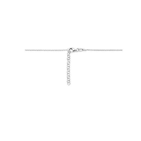collier strik 41 + 4 cm zilver gerhodineerd - Afbeelding 3
