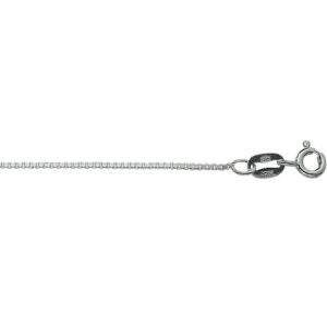 collier venetiaans 0,8 mm 41 - 43 - 45 cm 14K witgoud