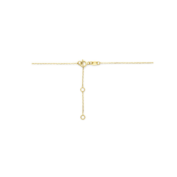 collier vlinder 36 - 38 - 40 cm 14K geelgoud - Afbeelding 3