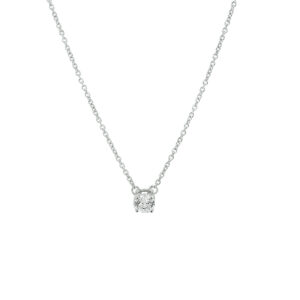 collier zirkonia 1,2 mm 41 + 4 cm zilver gerhodineerd