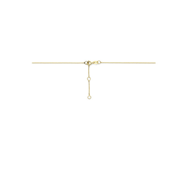collier zirkonia 40 - 42 - 44 cm 14K geelgoud - Afbeelding 3
