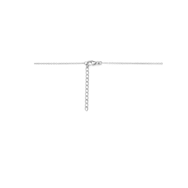 collier zirkonia 41 + 4 cm zilver gerhodineerd - Afbeelding 3
