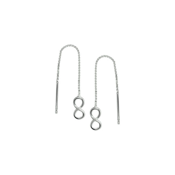 doortrekoorbellen infinity zilver gerhodineerd