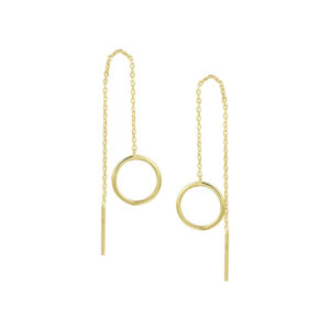 doortrekoorbellen ring 14K geelgoud