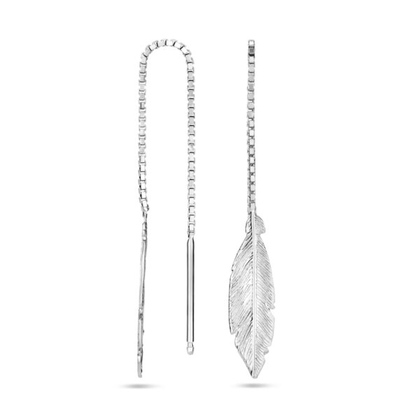 doortrekoorbellen veer 75 mm zilver gerhodineerd - Afbeelding 3