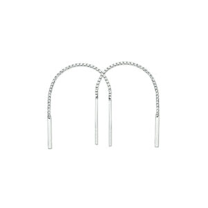 doortrekoorbellen zilver wit