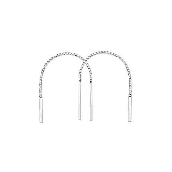 doortrekoorbellen zilver wit