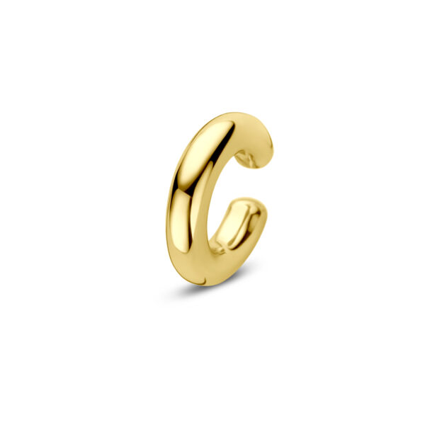 ear cuff 17 mm 1 micron zilver verguld (geel)