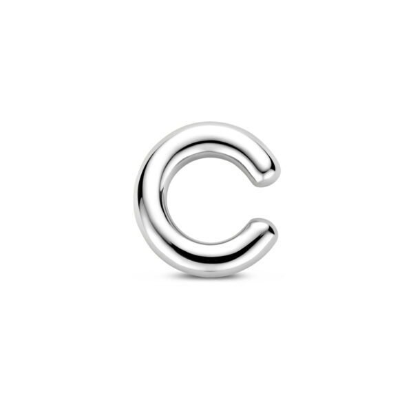 ear cuff 17 mm zilver gerhodineerd - Afbeelding 3