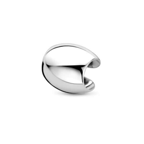 earcuff 11,5 mm zilver gerhodineerd