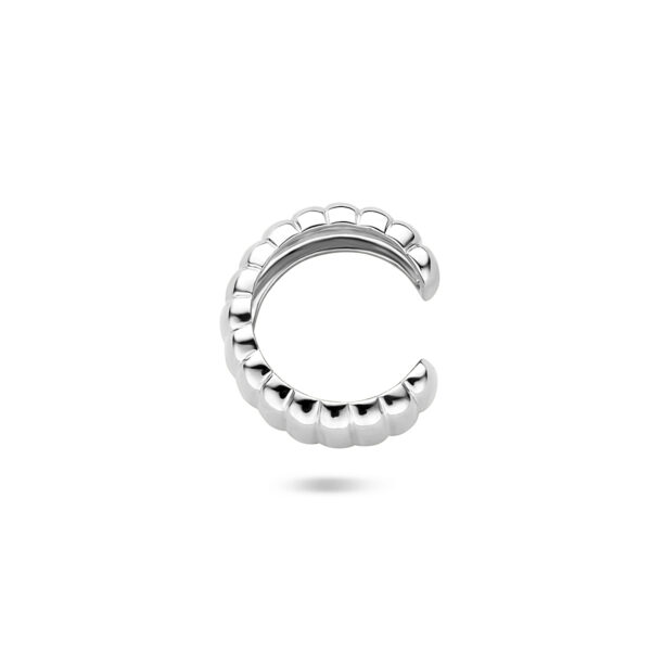 earcuff 13,5 mm zilver gerhodineerd - Afbeelding 3