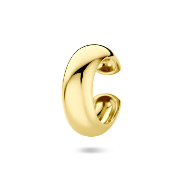 earcuff 15,5 mm 1 micron zilver verguld (geel)