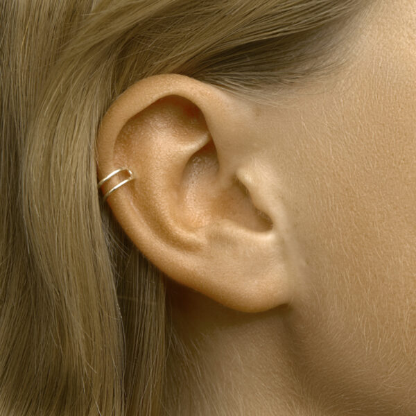 earcuff per stuk 14K geelgoud - Afbeelding 2