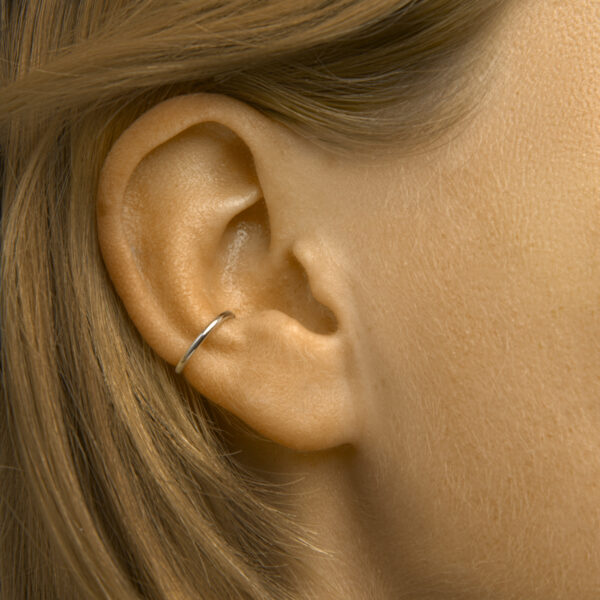 earcuff zilver gerhodineerd - Afbeelding 2