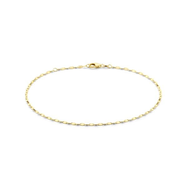 enkelbandje 2,0 mm 24 + 2 cm 14K geelgoud