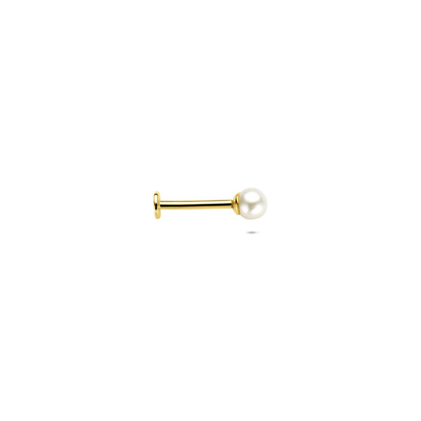 flat back piercing parel 3,5 mm 14K geelgoud - Afbeelding 3