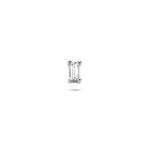 flat back piercing zirkonia 3,5 x 2,5 mm zilver gerhodineerd