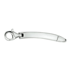 fournituur verlengstuk 4 cm zilver gerhodineerd