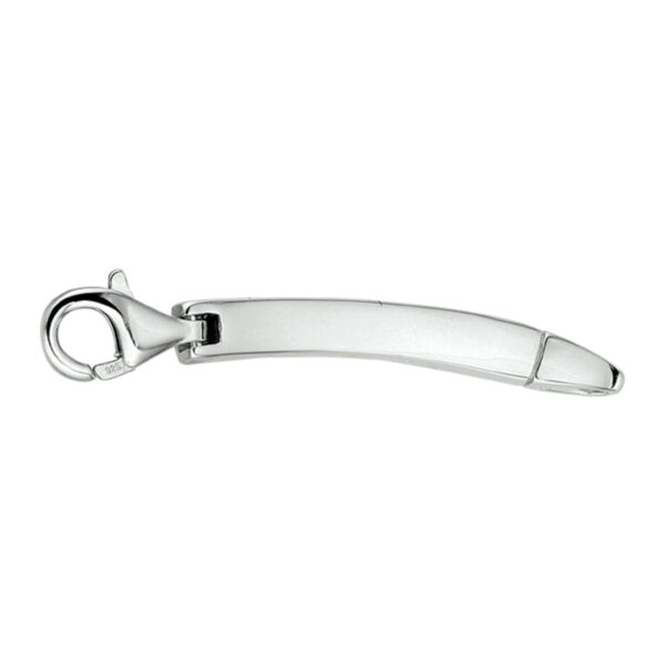 fournituur verlengstuk 4 cm zilver gerhodineerd