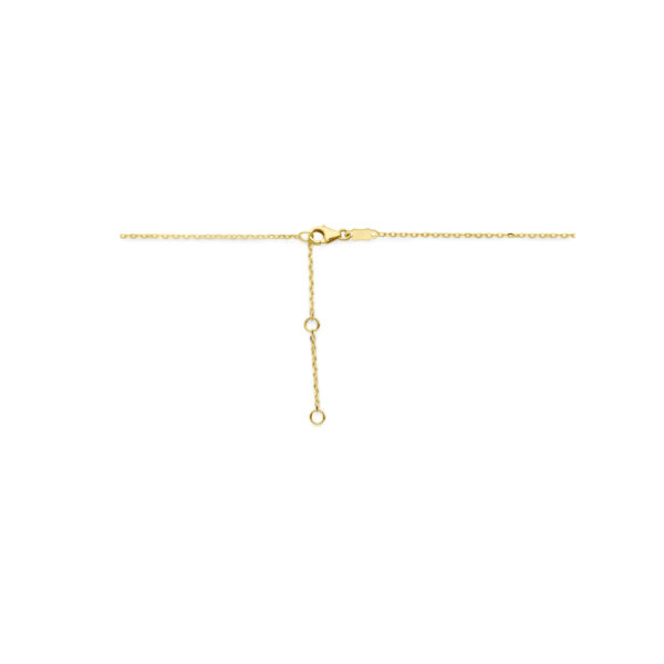 graveer collier 41 - 43 - 45 cm 14K geelgoud - Afbeelding 3